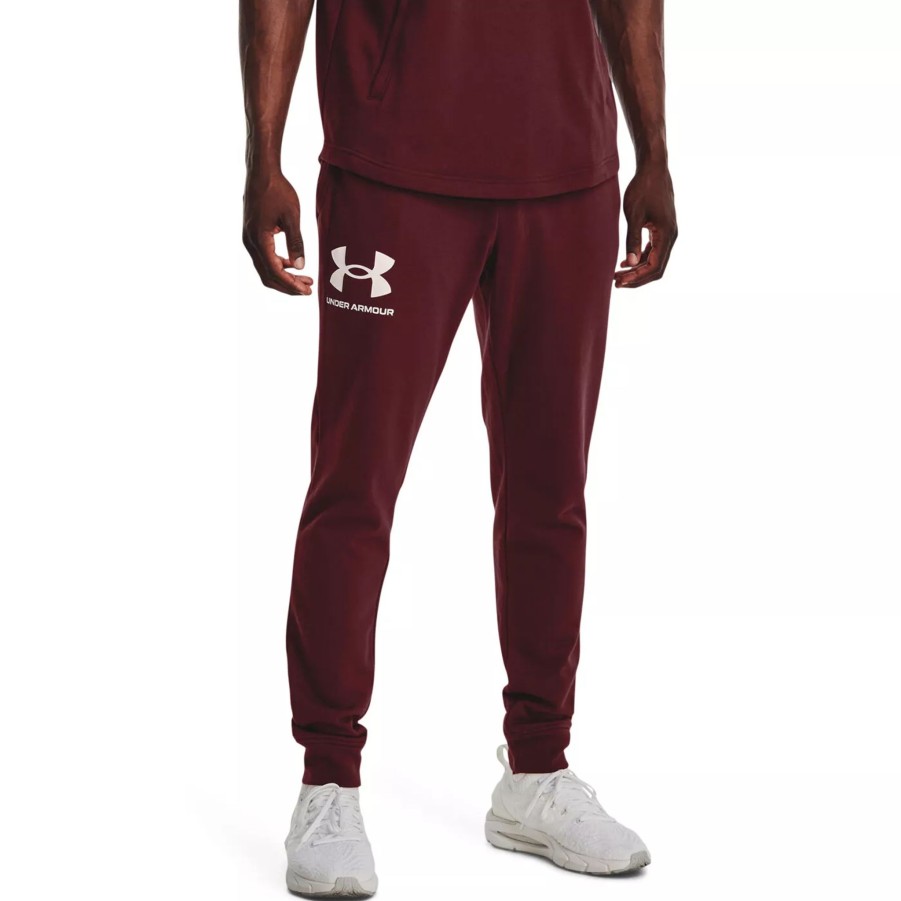 Spodnie Meskie UNDER ARMOUR | Meskie Spodnie Under Armour Ua Rival Terry Jogger 1361642-690 Czerwony