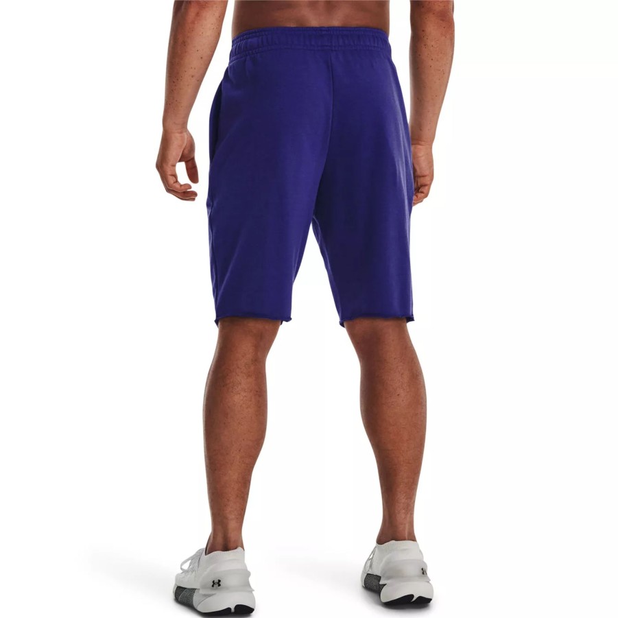 Krotkie Spodenki Meskie UNDER ARMOUR | Meskie Spodenki Under Armour Ua Rival Terry Short 1361631-468 Granatowy