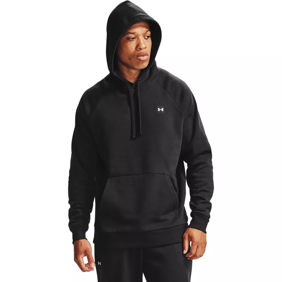 Bluzy Meskie UNDER ARMOUR | Meska Bluza Under Armour Ua Rival Fleece Hoodie 1357092-001 Czarny