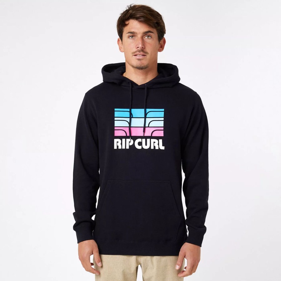 Bluzy Meskie RIP CURL | Meska Bluza Rip Curl Hey Muma Hood 01Mmfl_90 Czarny