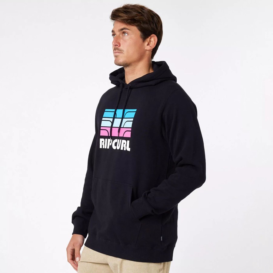 Bluzy Meskie RIP CURL | Meska Bluza Rip Curl Hey Muma Hood 01Mmfl_90 Czarny