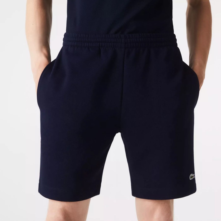 Krotkie Spodenki Meskie LACOSTE | Meskie Spodenki Lacoste Shorts Gh9627.166 Granatowy