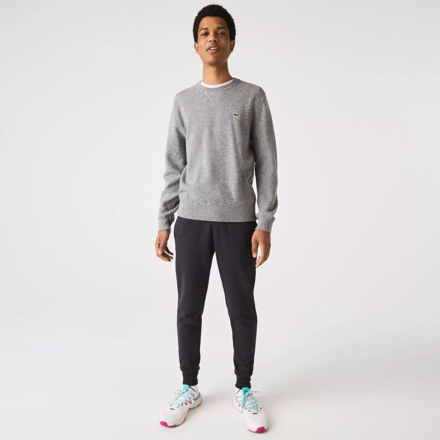 Spodnie Meskie LACOSTE | Meskie Spodnie Lacoste Tracksuits & Track Trousers Xh9624.El6 Szary