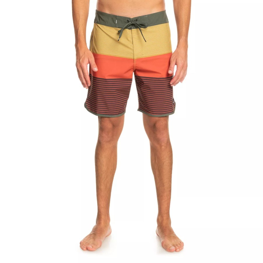 Szorty I Bokserki Kapielowe Meskie QUIKSILVER | Meskie Szorty Quiksilver Surfsilk M Bdsh Eqybs04778-Cqy6 Brazowy