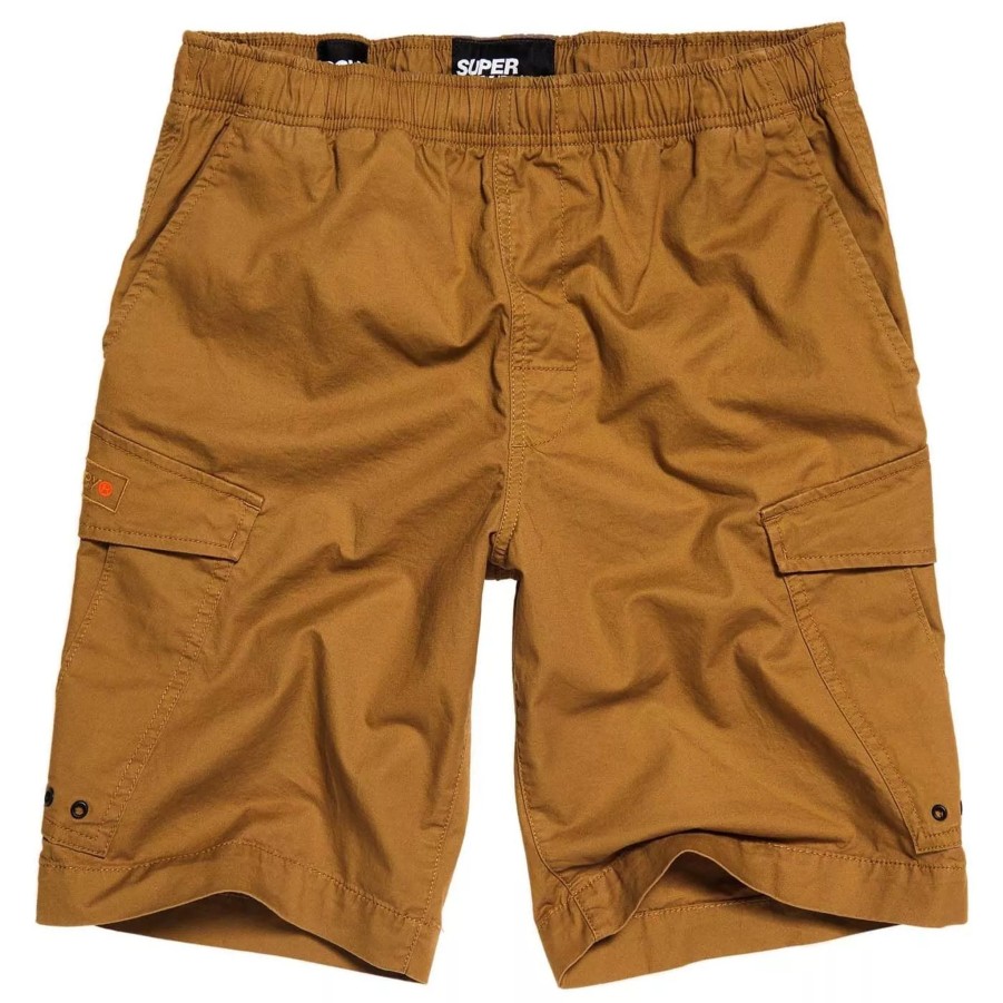 Krotkie Spodenki Meskie SUPERDRY | Meskie Spodenki Superdry Worldwide Cargo Short M7110020At8B Brazowy