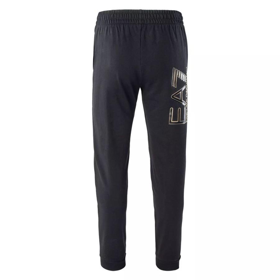 Spodnie Meskie EA7 EMPORIO ARMANI | Meskie Spodnie Ea7 Emporio Armani Train Logo Series M Oversize Logo Pants Ch Coft 3Lpp68Pjfgz0208 Czarny