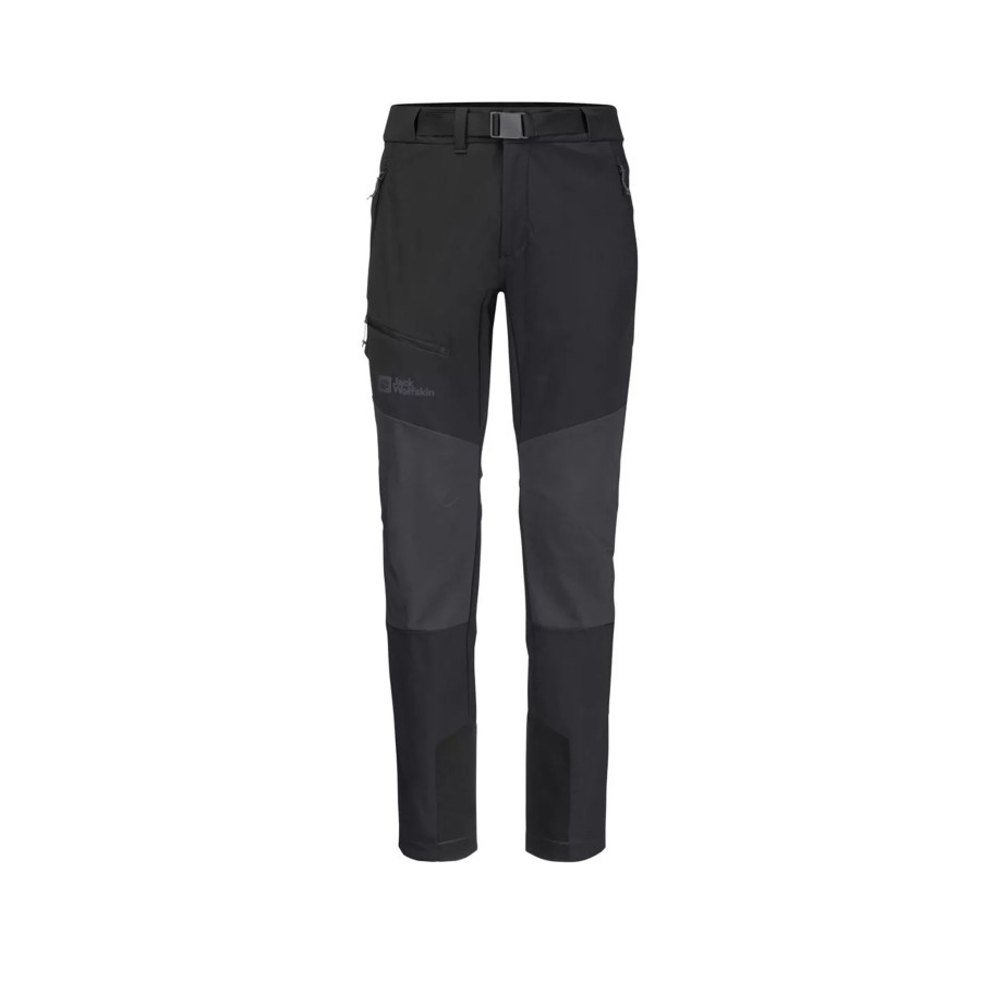 Spodnie Meskie JACK WOLFSKIN | Meskie Spodnie Jack Wolfskin Ziegspitz Pants M 1507841-6000 Czarny