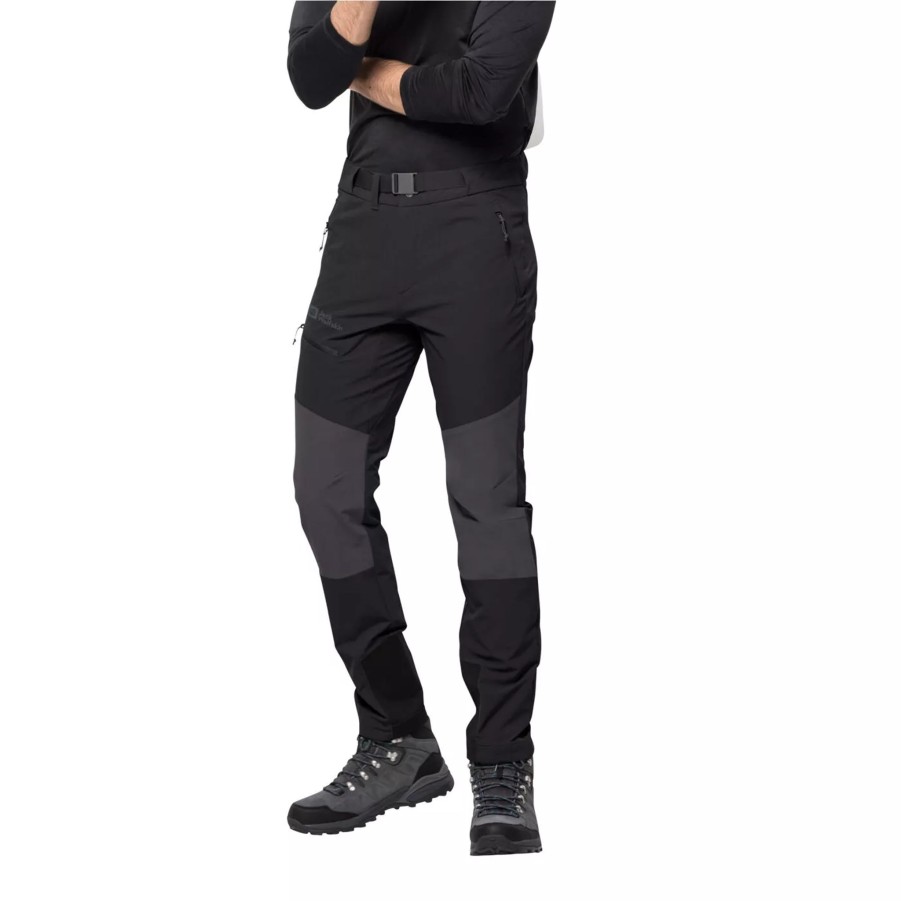 Spodnie Meskie JACK WOLFSKIN | Meskie Spodnie Jack Wolfskin Ziegspitz Pants M 1507841-6000 Czarny