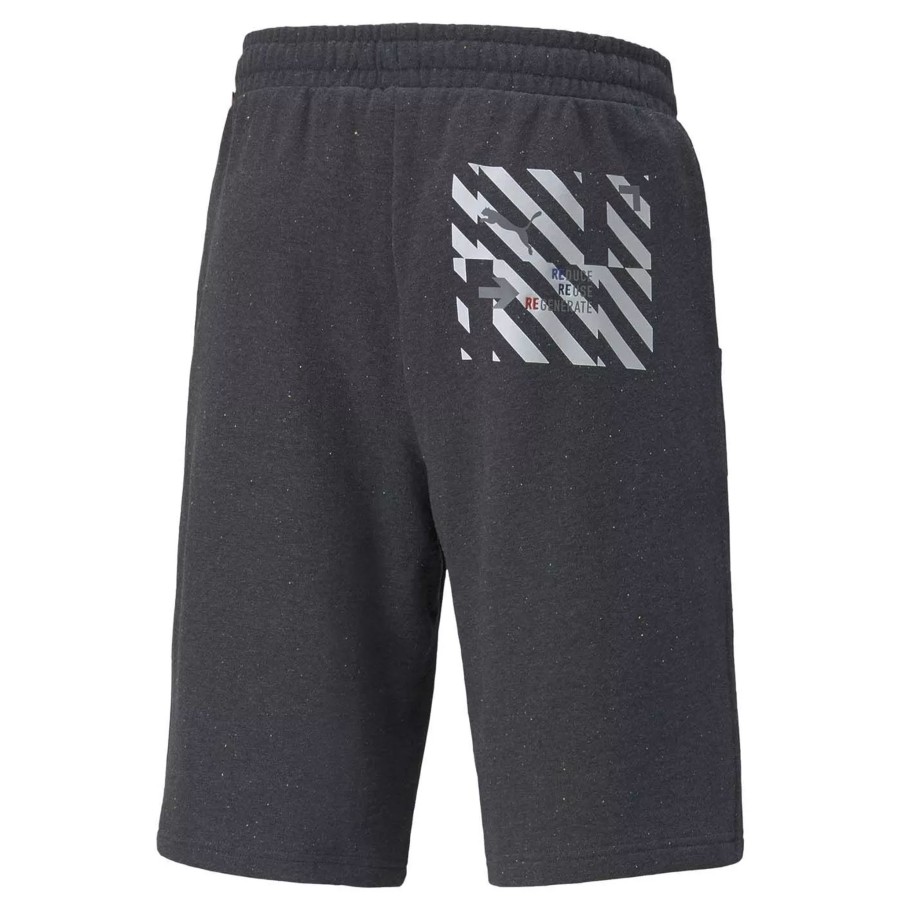 Krotkie Spodenki Meskie PUMA | Meskie Spodenki Puma Bmw Mms Re:Collection Shorts Tr Dark Gra 53426401 Szary