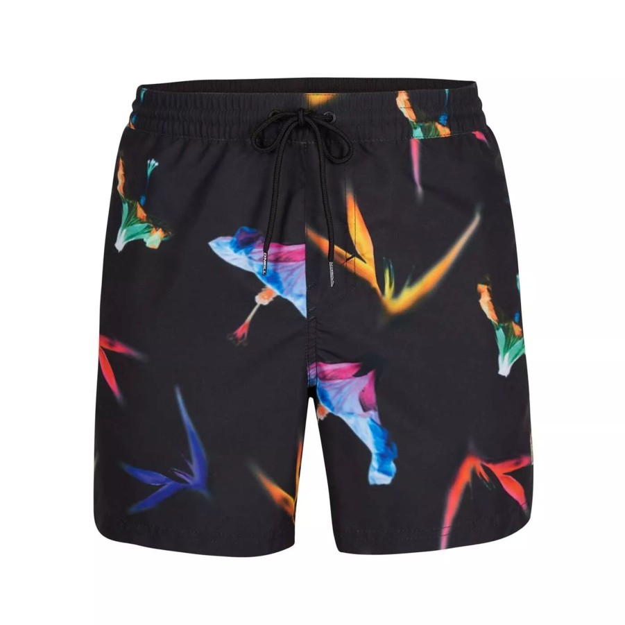 Szorty I Bokserki Kapielowe Meskie O'NEILL | Meskie Szorty O'Neill Floral Shorts 2800022-39014 Czarny