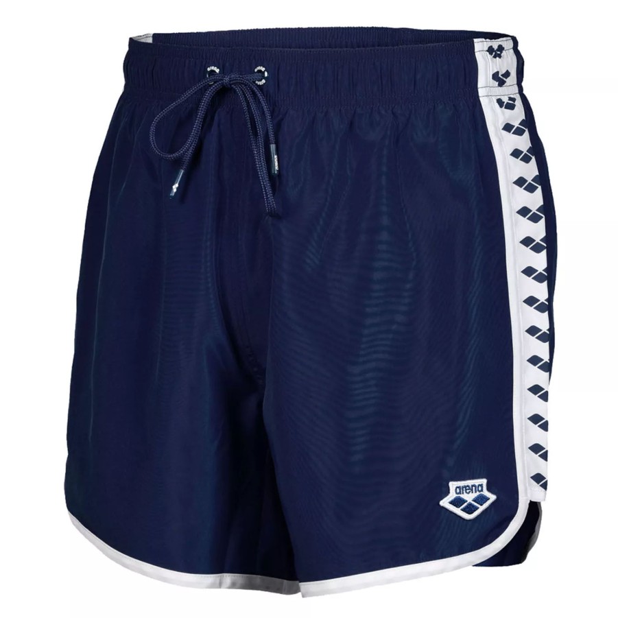 Szorty I Bokserki Kapielowe Meskie ARENA | Meskie Szorty Arena M Icons Team Stripe Boxer 004407/770 Granatowy