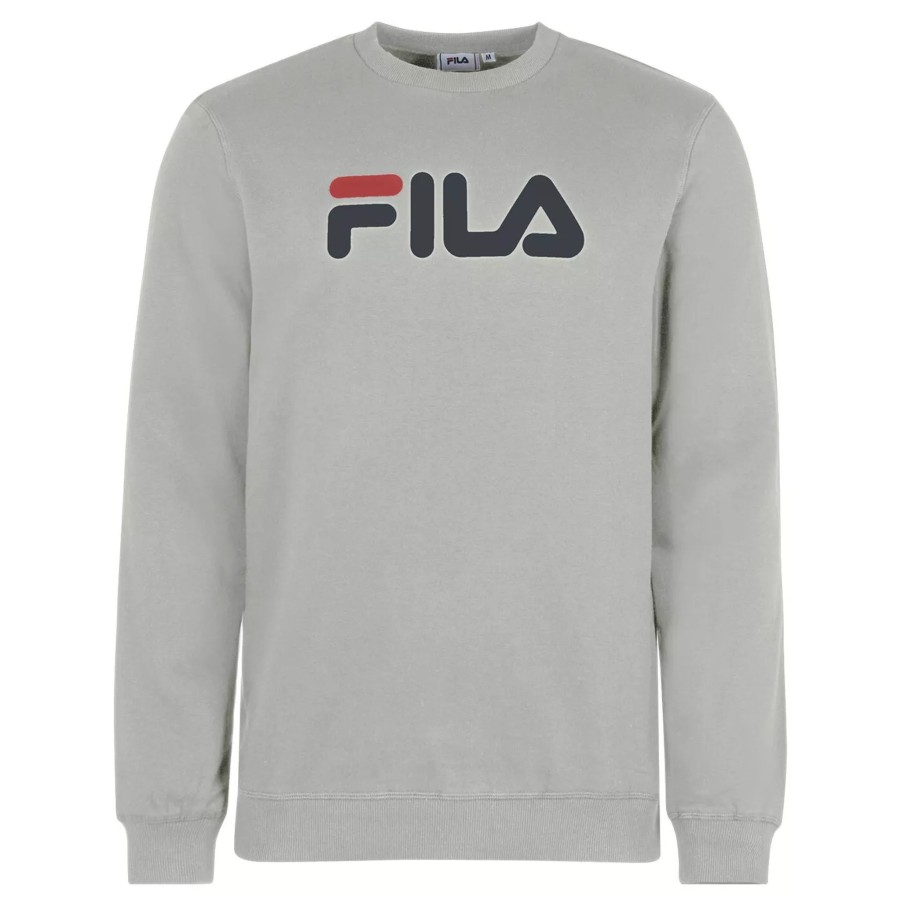 Bluzy Meskie FILA | Bluza Fila Barbian Crew Sweat Fau0091-80000 Szary