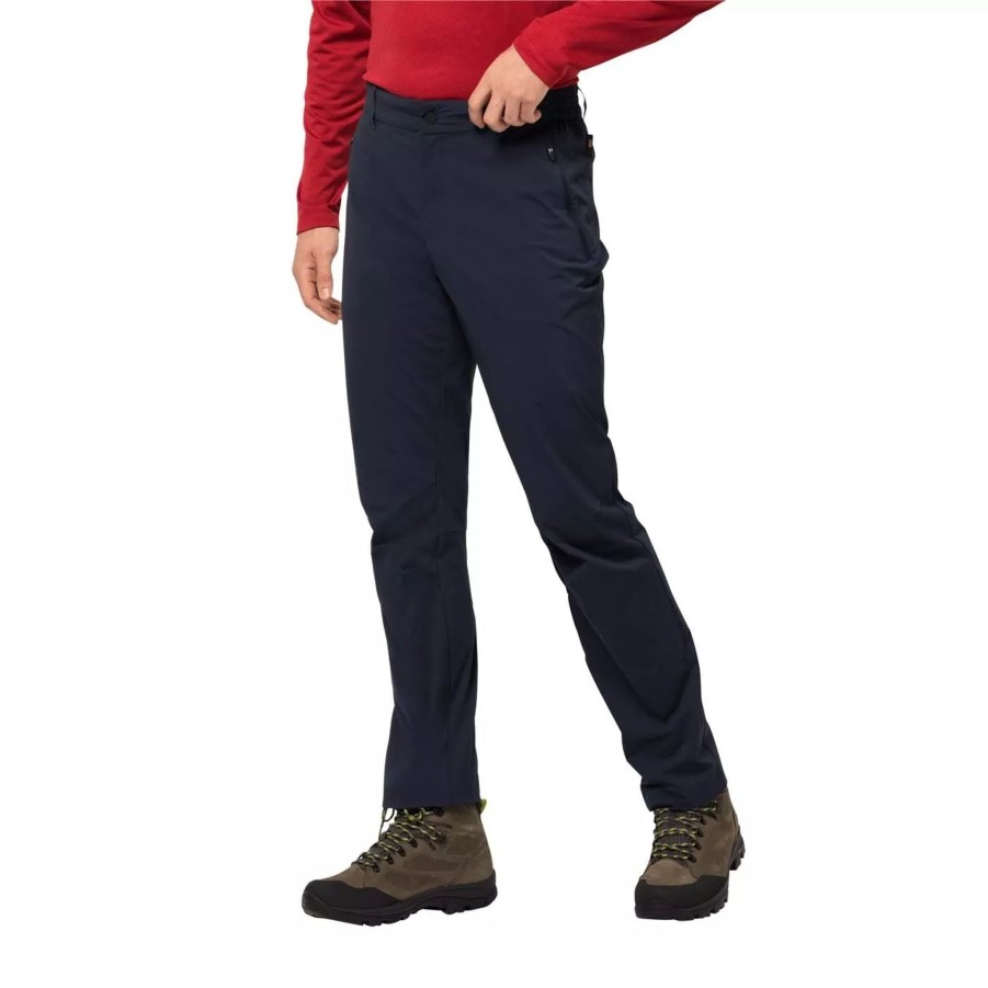 Spodnie Meskie JACK WOLFSKIN | Meskie Spodnie Jack Wolfskin Peak Pant M 1507491-1010 Granatowy