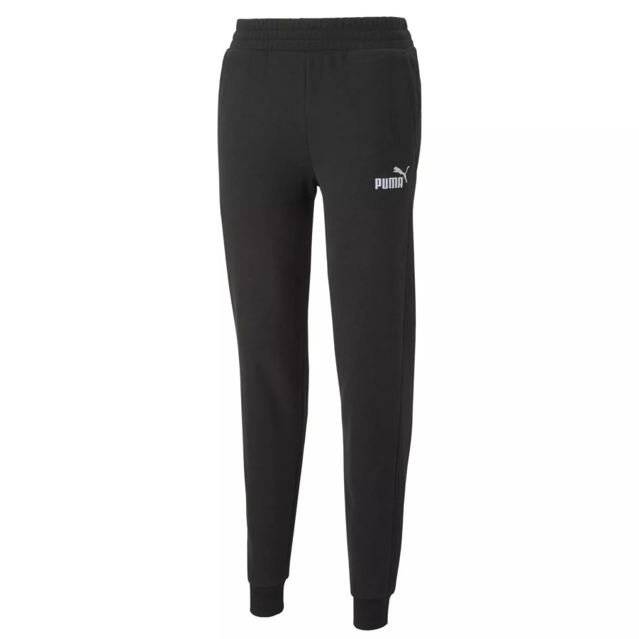 Spodnie Meskie PUMA | Meskie Spodnie Puma Ess Elevated Sweatpants Fl Cl Puma Black 84988901 Czarny