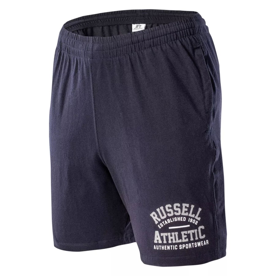 Krotkie Spodenki Meskie RUSSELL ATHLETIC | Meskie Spodenki Russell Athletic A3-009-1 M000218342 Granatowy