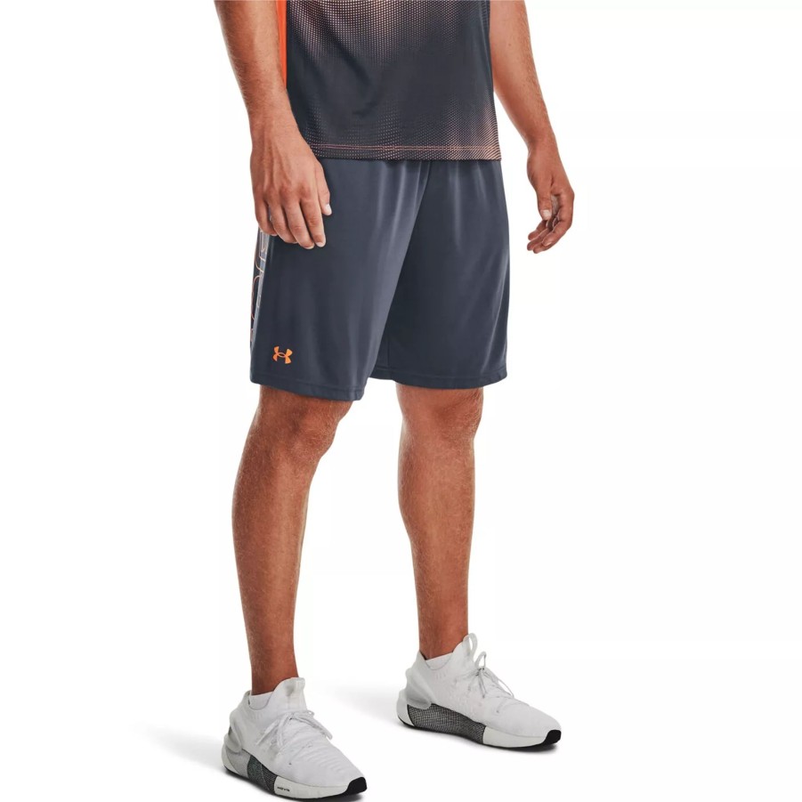 Krotkie Spodenki Meskie UNDER ARMOUR | Meskie Spodenki Under Armour Ua Tech Wm Graphic Short 1376943-044 Szary