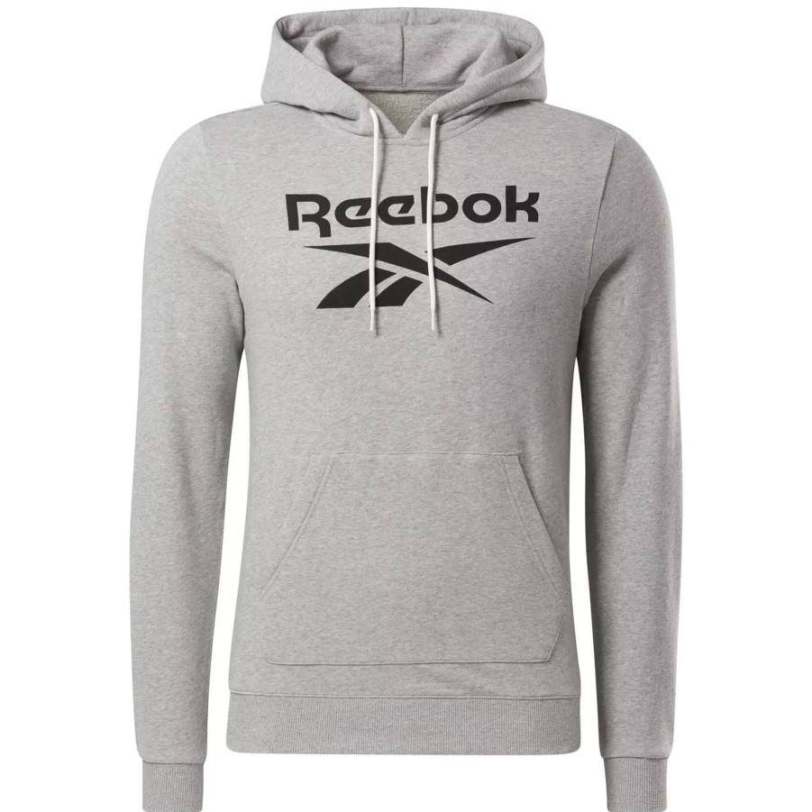 Bluzy Meskie REEBOK | Meska Bluza Reebok Ri Ft Oth Bl Hoodie H54477 Szary